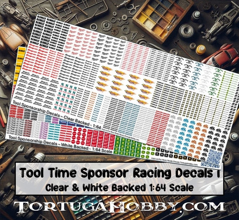 Decals - Tool Time - Water Slide Decals
