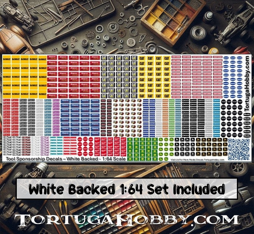 Decals - Tool Time - Water Slide Decals