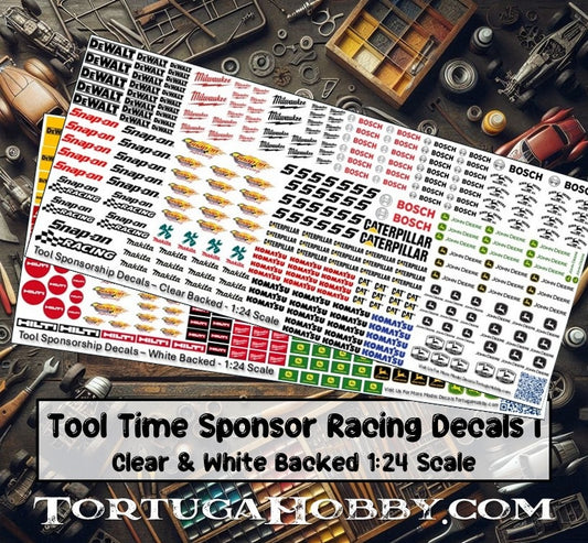 Decals - Tool Time - Water Slide Decals