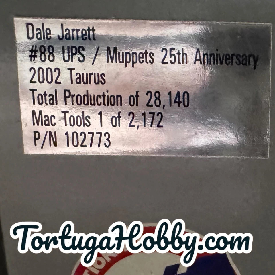 2002 Dale Jarrett #88 1:24 Scale Action Elite Muppets 25 Anniversary