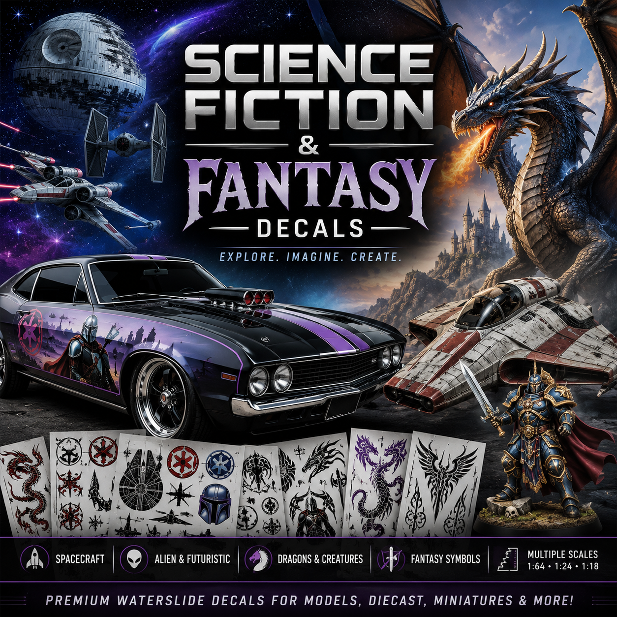 Fantasy & Science Fiction Decals