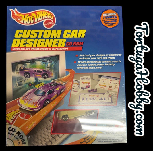 1997 - VW DRAG BUS HOT WHEELS CUSTOM CAR DESIGN SET  SEALED