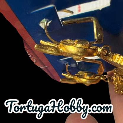 1997 Bugs Bunny Looney Tunes USPS Vintage - 32 Cent Stamp Earrings Gold Tone #8