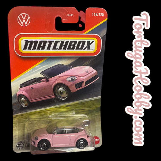 2023 - Matchbox - Mainline - Pink 2019 Volkswagen Beetle Convertible
