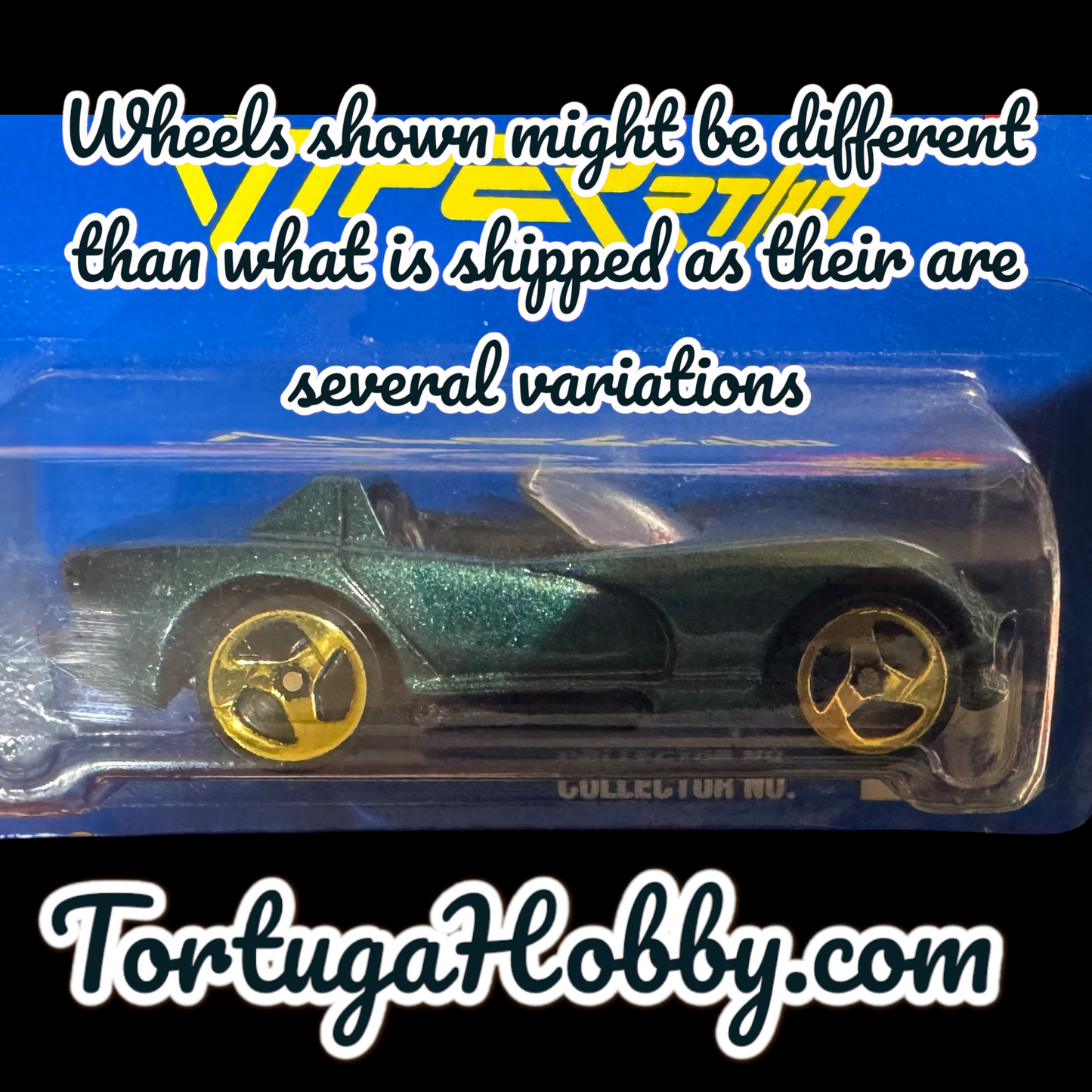 1991 - Hot Wheels - Mainline - Green Dodge Viper RT/10
