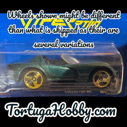 1991 - Hot Wheels - Mainline - Green Dodge Viper RT/10