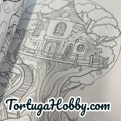 Coloring Book - Distant Fantasy Lands Coloring Book