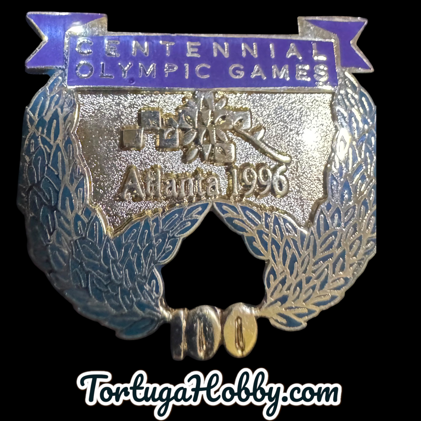 1996 Atlanta Centennial Official Olympic Pin - Triumph Of Human Spirit - 2 Pins
