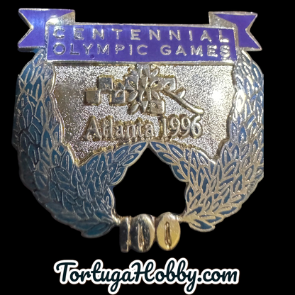 1996 Atlanta Centennial Official Olympic Pin - Triumph Of Human Spirit - 2 Pins
