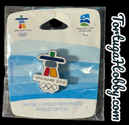2010 Vancouver Offical Olympic Pin - Cut Out Logo - Vintage Pin - Over 15 YEARS Old