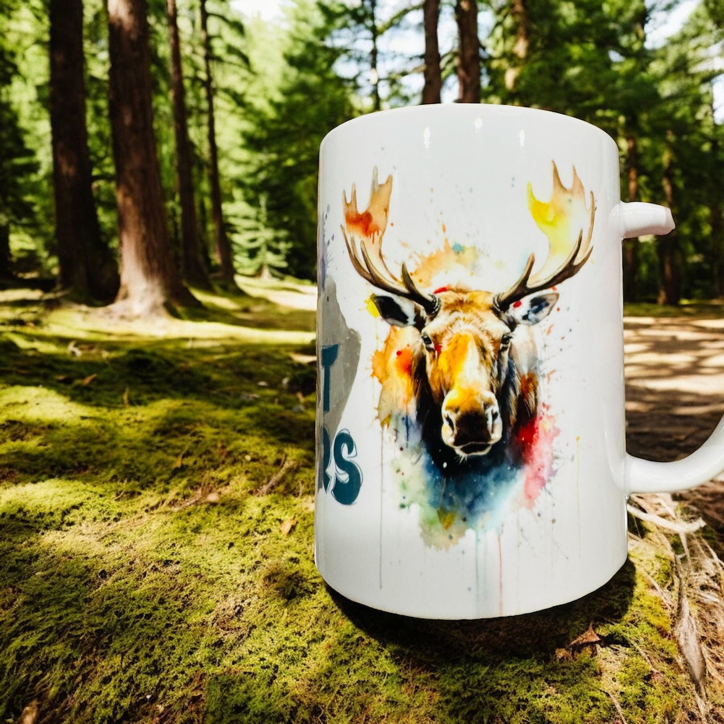 Great Outdoors Coffee Mug and Sticker Gift Set