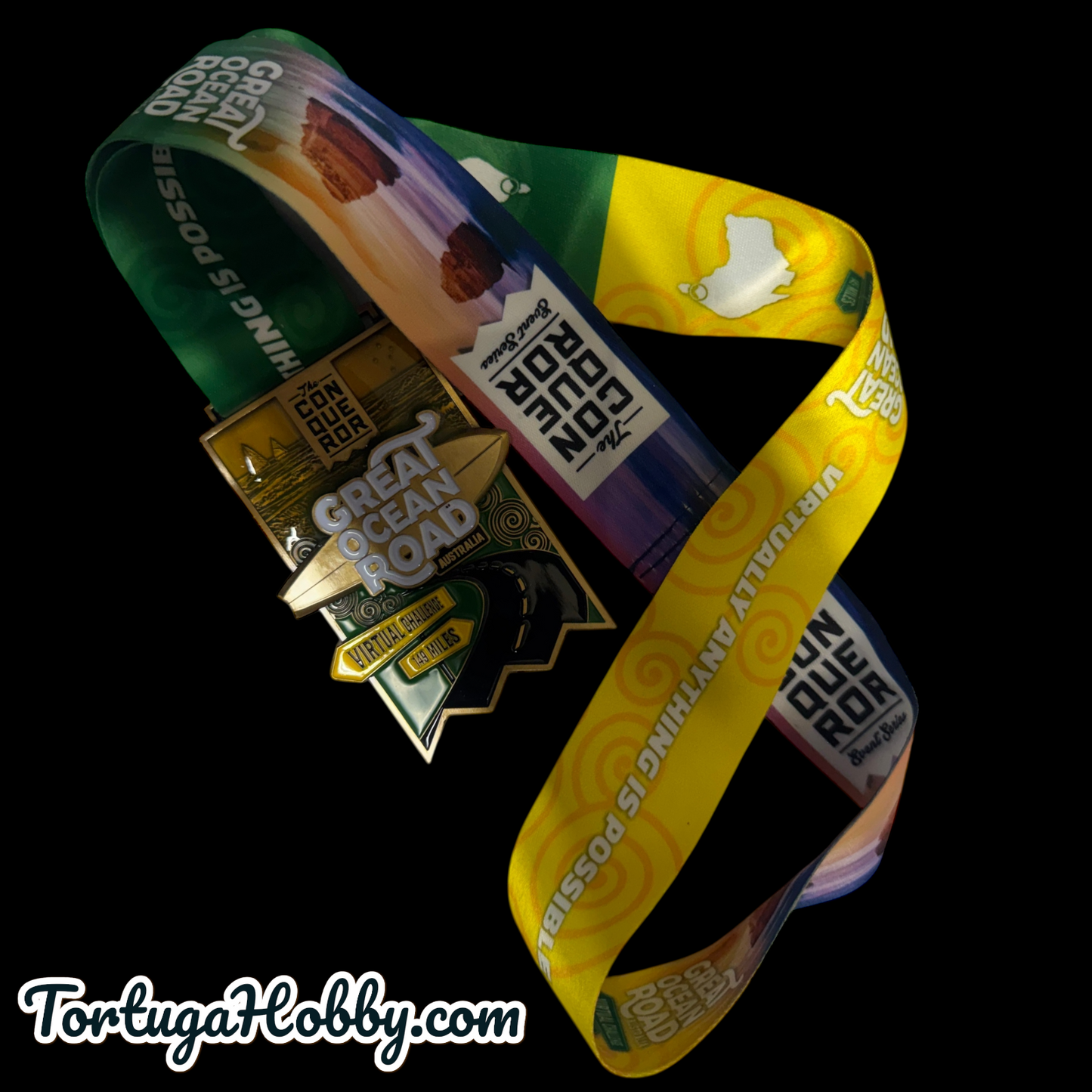 Bling Medal Virtual Adventure - Great Ocean Road Australia - No Box