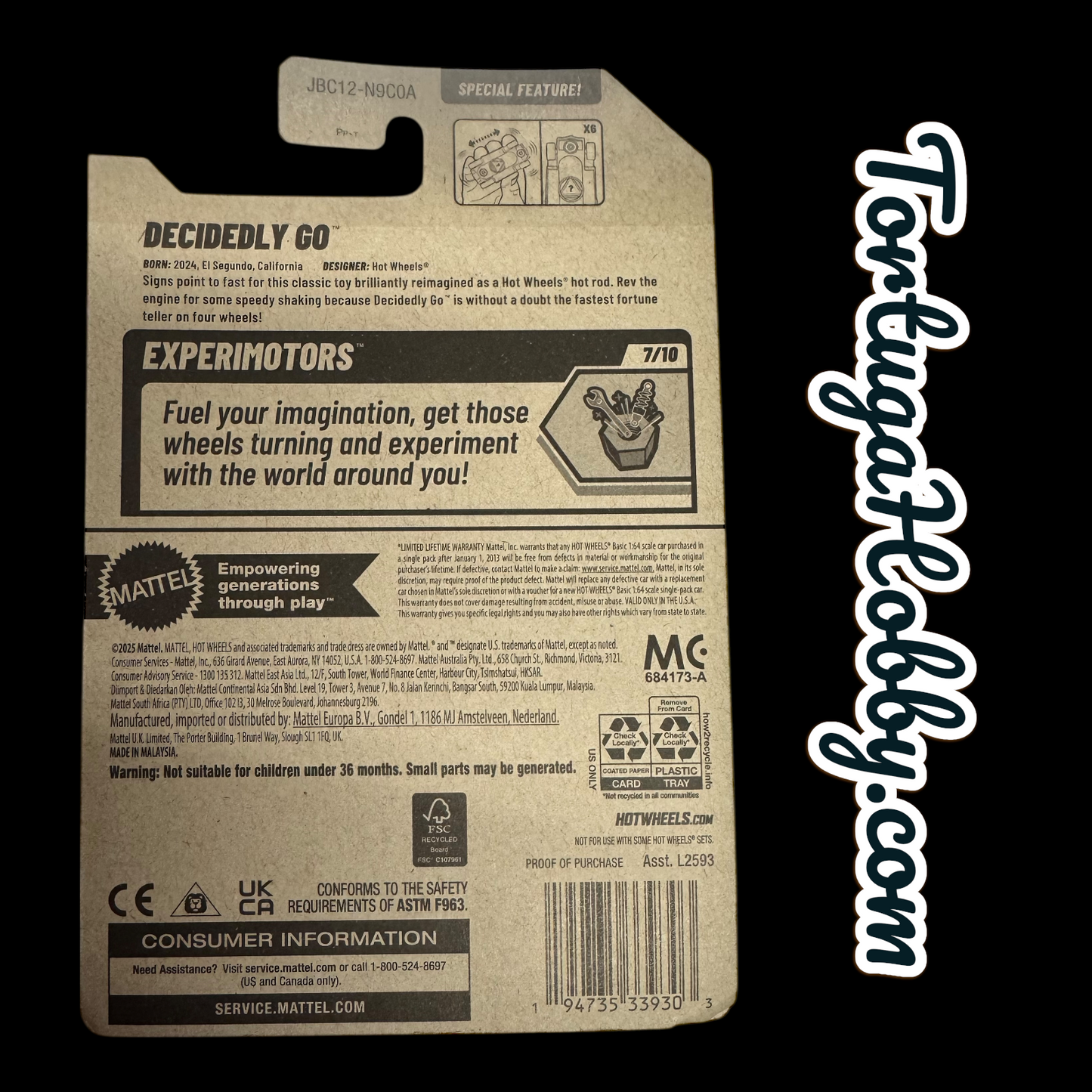 2025 - Hot Wheels - Mainline - Decidedly Go - 2 Color Variations - 2 Cars Inc.