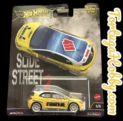 2024 Hot Wheels Premium Car Culture "Slide Street 2" 2023 Toyota GR Corolla