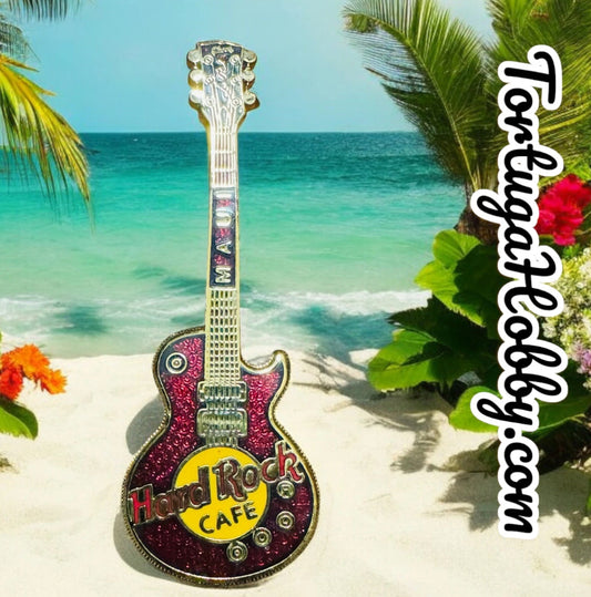 1987 - Hard Rock Cafe - Maui - Classic Guitar Pin - Maui HRC is Now Closed!