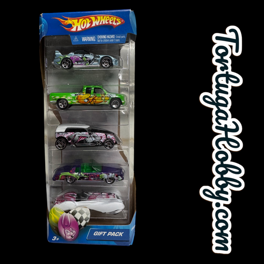 (Copy) 2002 - Hot Wheels 5-Car Gift Pack - Camoflamage