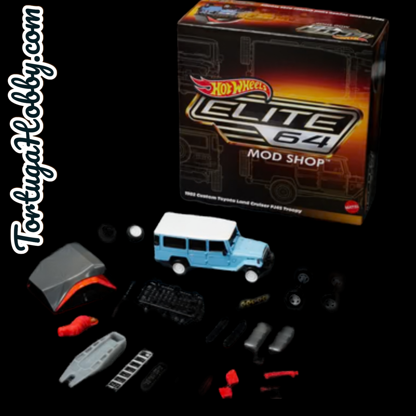 2025 - Hot Wheels - Elite 64 - Mod Shop 1982 Custom Toyota Land Cruiser FJ45