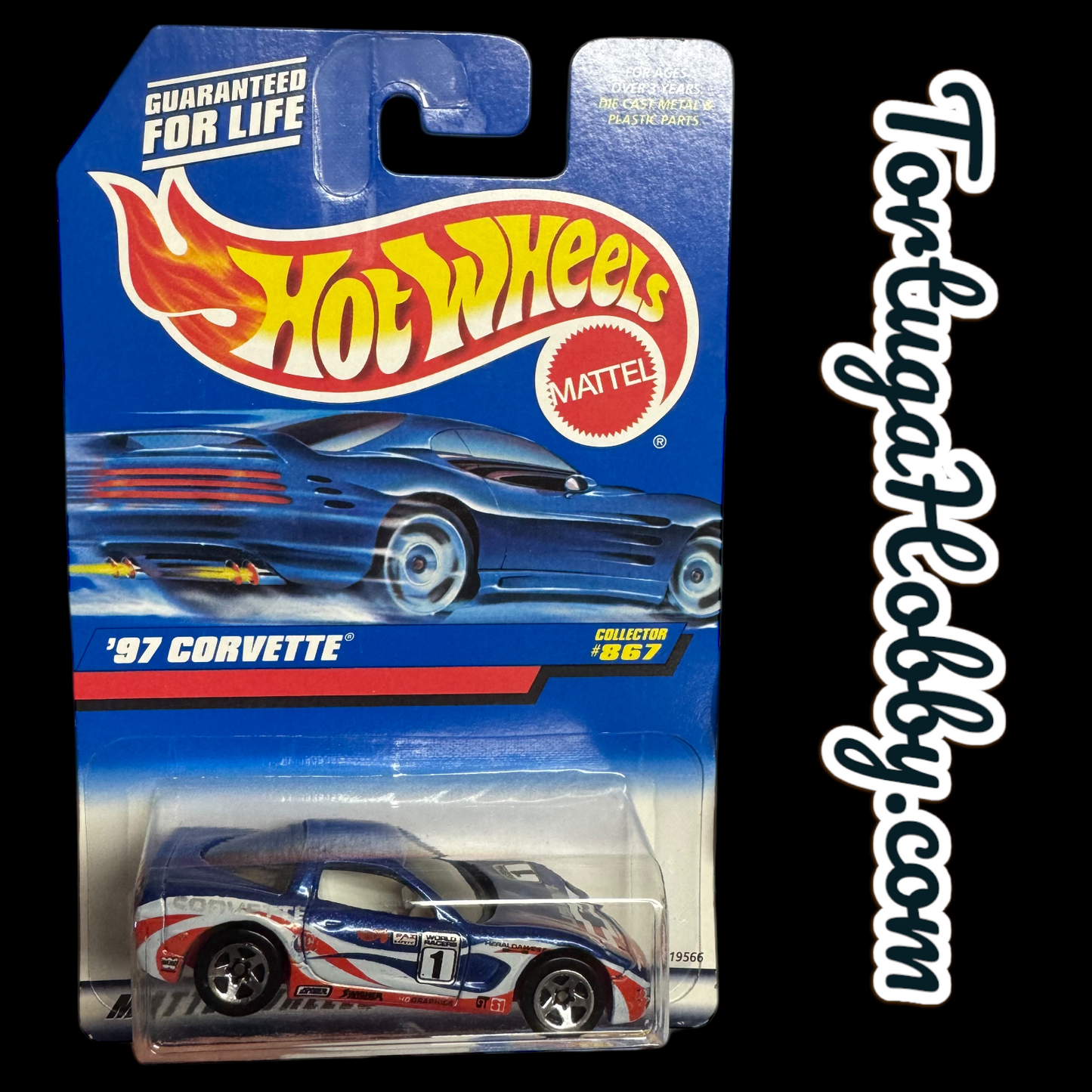 1995 - Hot Wheels - Corvette - Mainline - 3 Cars Included.