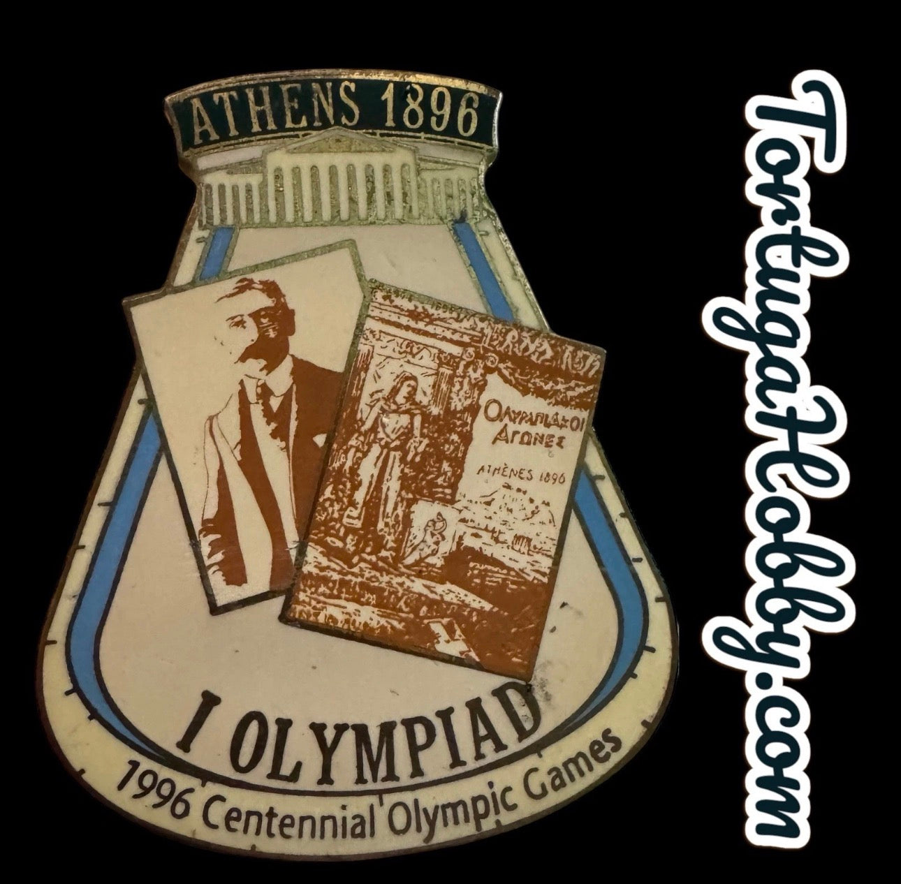 1996 - Atlantic Olympics Centennial Pin - Commemorative pin