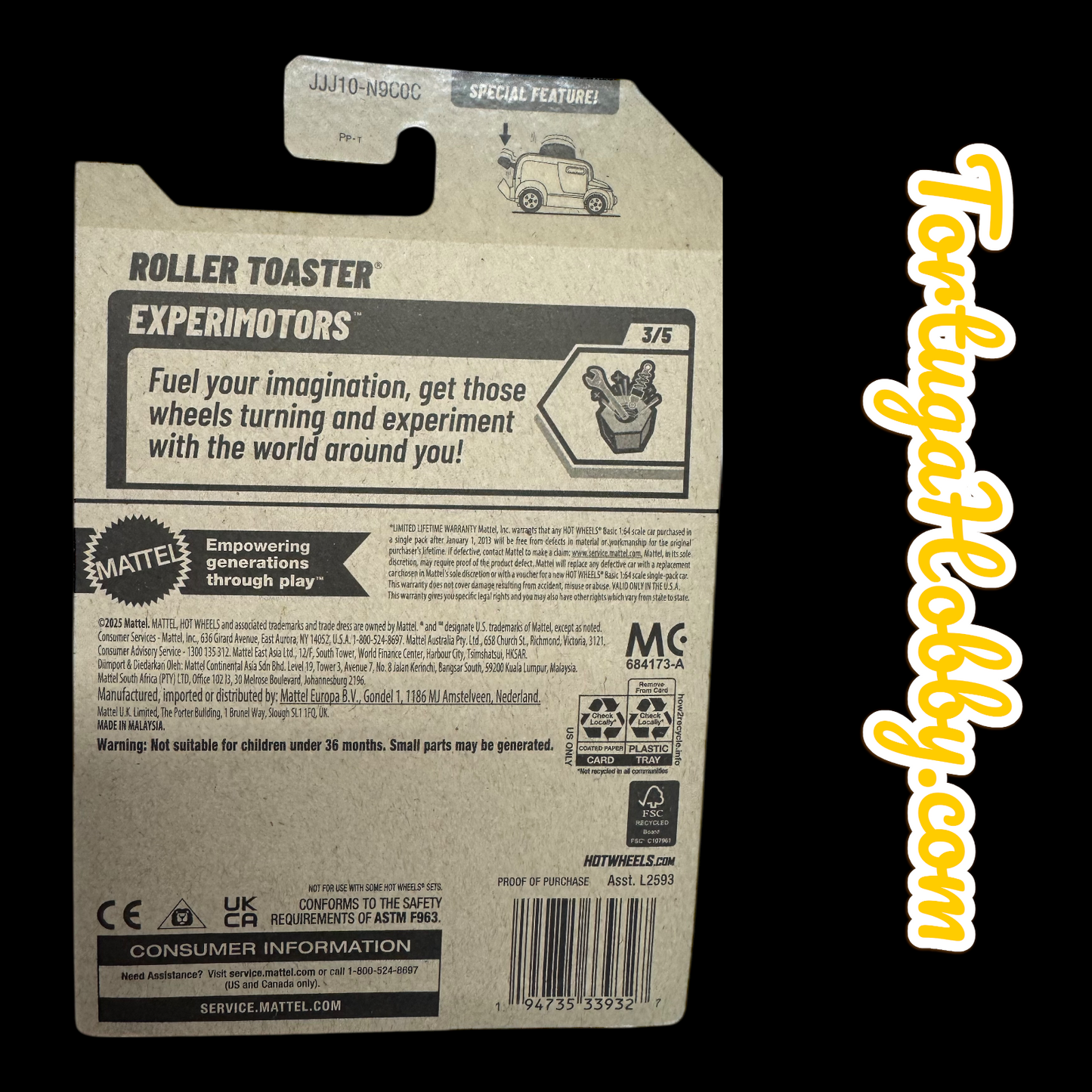 2025 - Hot Wheels Mainline - Roller Toaster - Experimotors