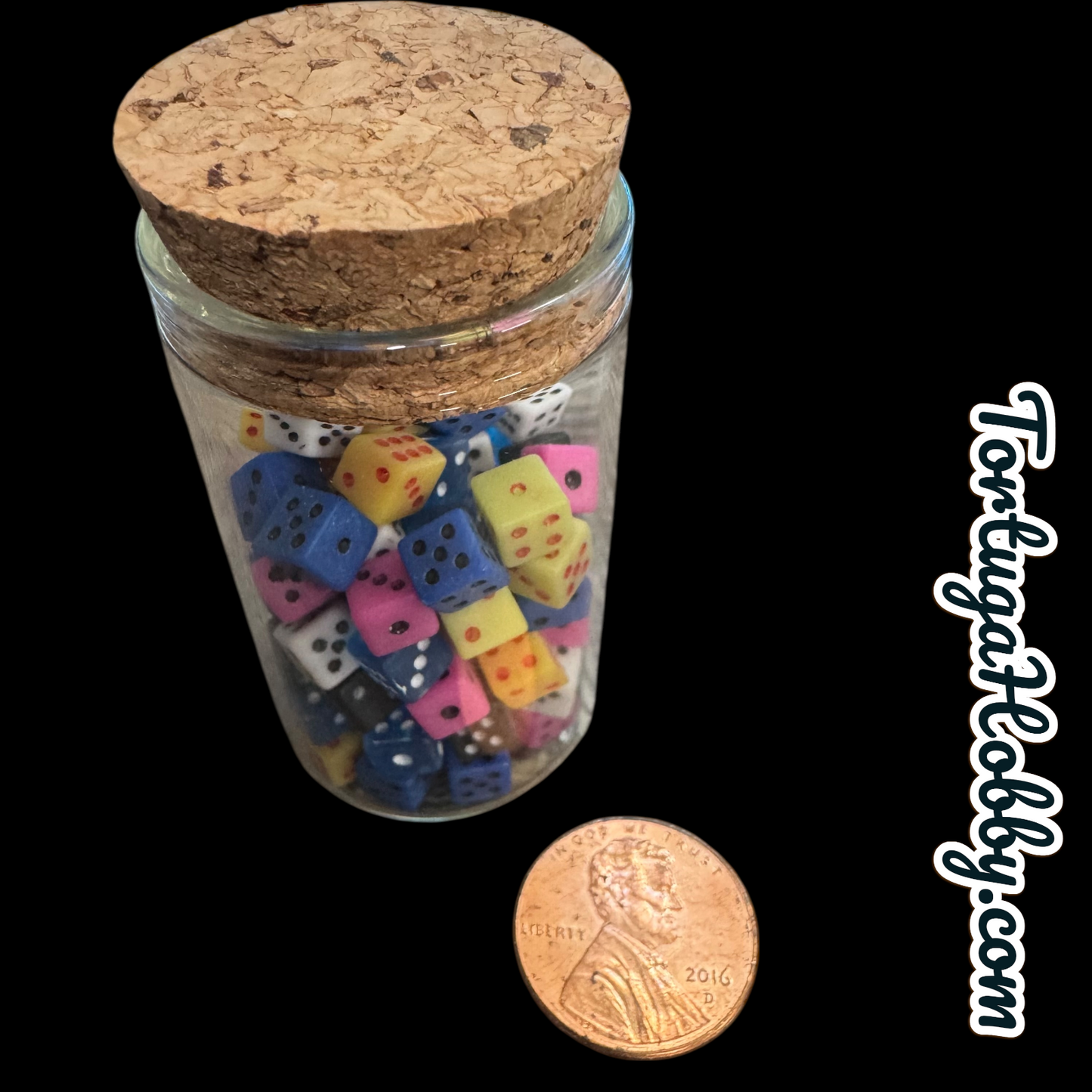 50pc Micro D6 Unique Game Counters - Be Unique At Your Next Game Night