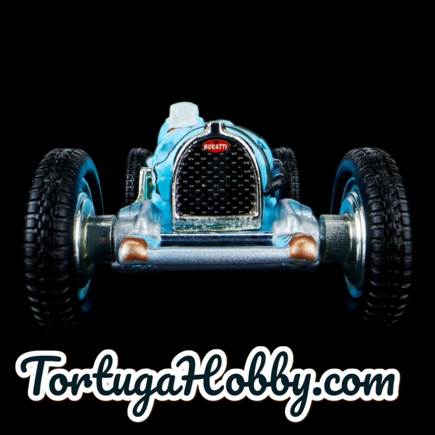 Hot Wheels Elite 64 Bugatti Type 59 Blue