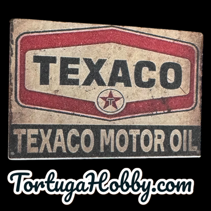 Miniature Garage Signs for Your Diorama, Train Layout or More!
