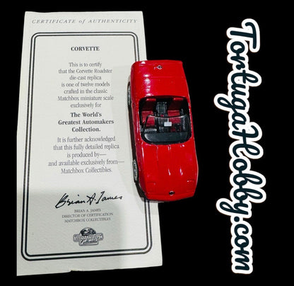 Matchbox Collectibles Brian James Certified BMW & CORVETTE. Beautiful Cars NoBox