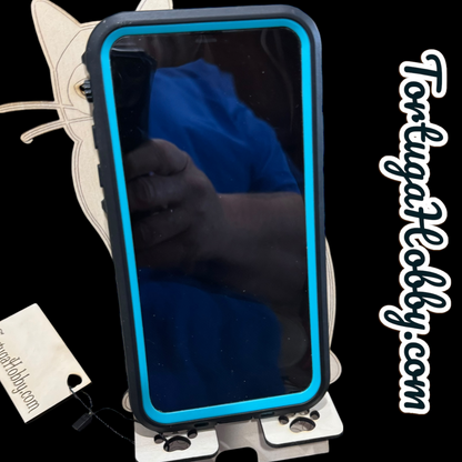 Kitten Wood Phone Stand