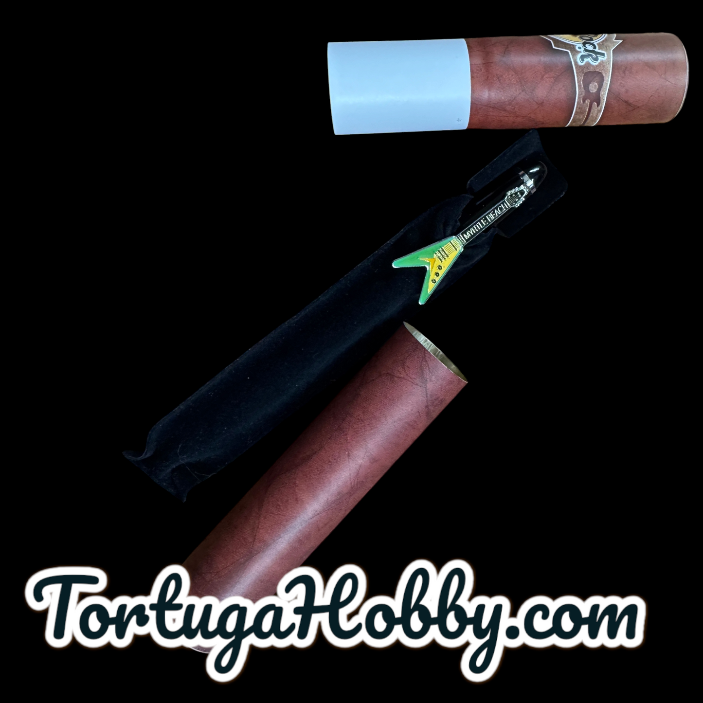 1999 - Hard Rock Cafe  - Myrtle Beach - High End Ink Pen With Original Tube/Bag