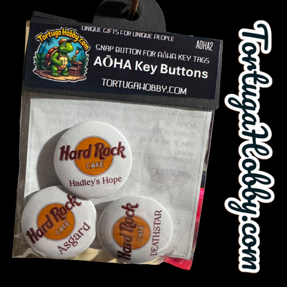 Aoha Keychain Buttons - Be Unique With Interchangeable Buttons