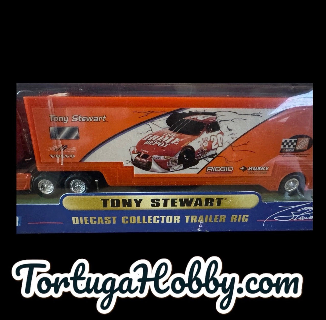 2000 WINNERS CIRCLE 1/64 #20 TONY STEWART DIECAST NASCAR TRAILER TRUCK RIG