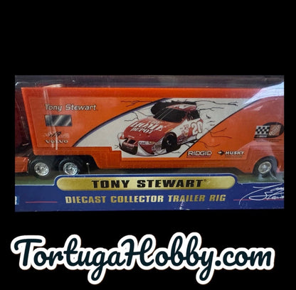 2000 WINNERS CIRCLE 1/64 #20 TONY STEWART DIECAST NASCAR TRAILER TRUCK RIG