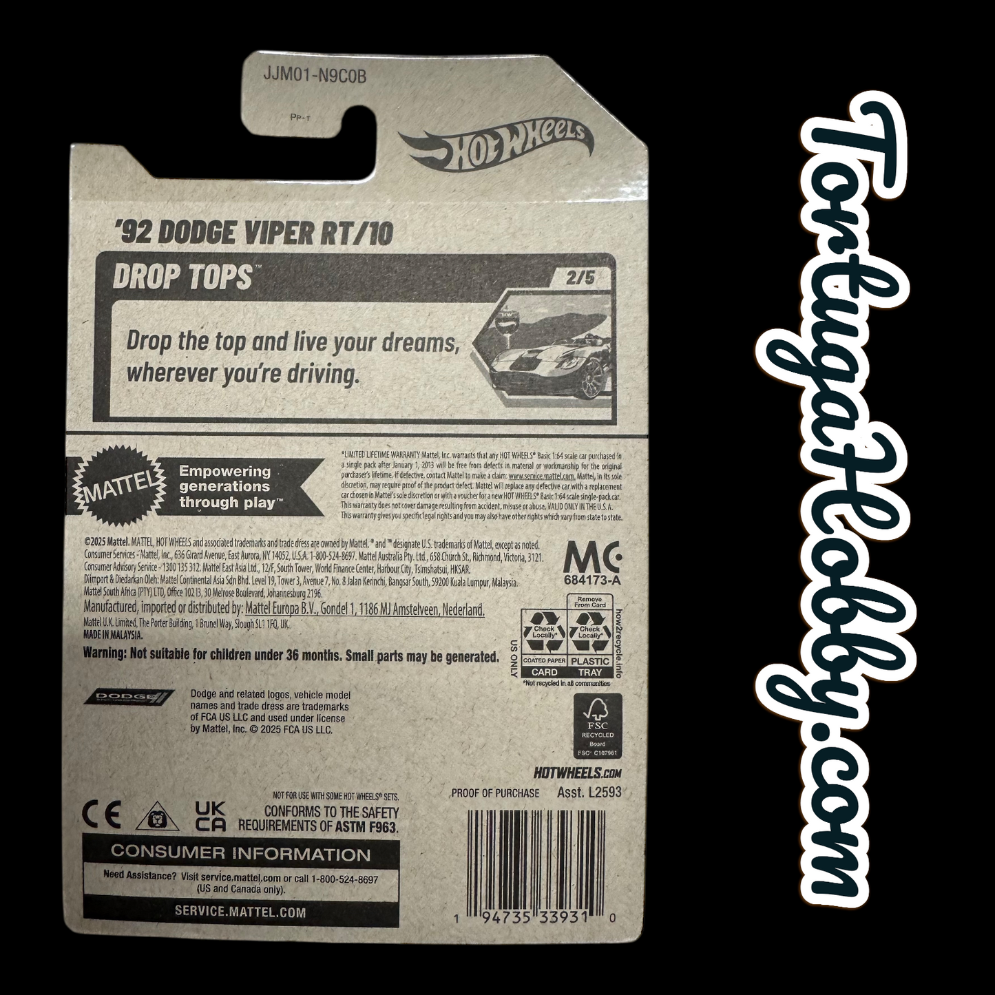 2026 - Hot Wheels - Treasure Hunt - '82 Dodge Viper RT/10 29/250