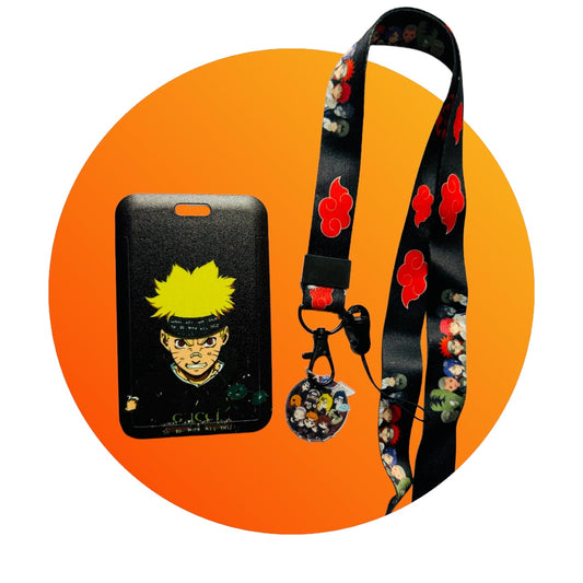 Lanyards - Naruto Anime Lanyard w\ ID Badge Holder