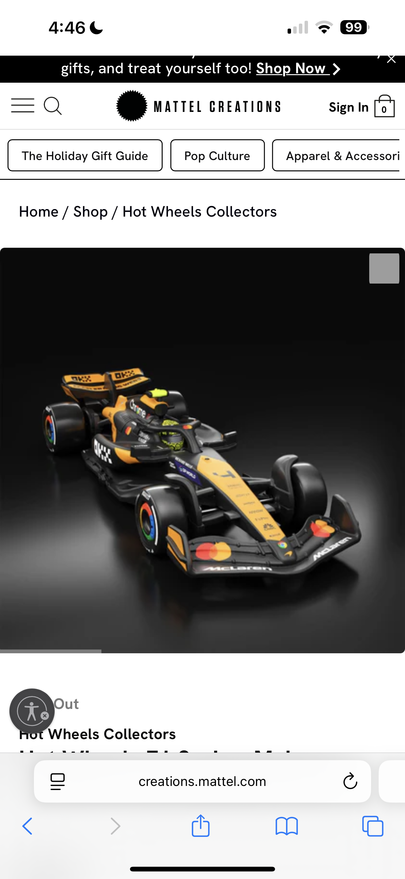 2024 - Hot Wheels - Premium McLaren Formula 1 Team #4