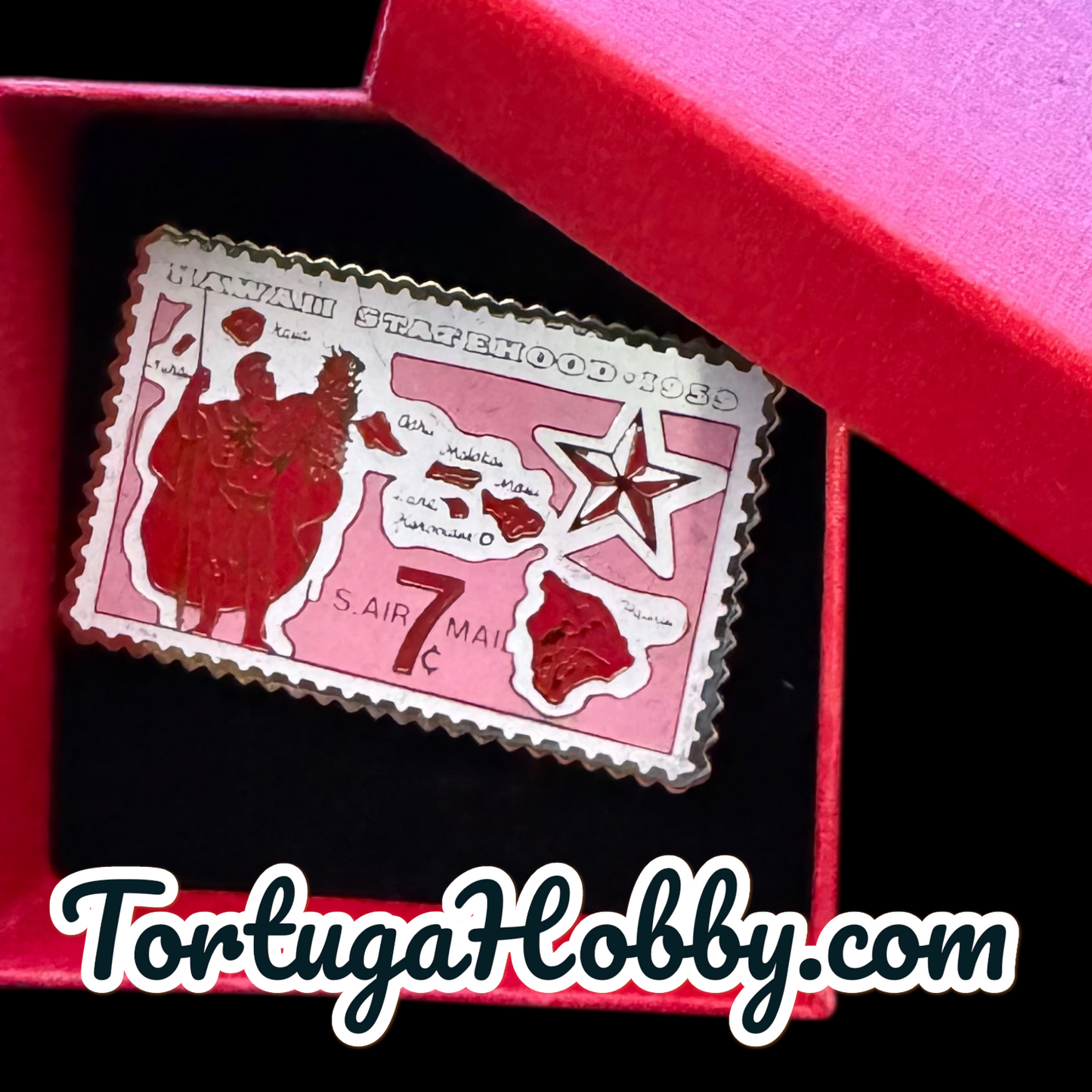 1987 - Hawaiian Statehood *  U.S. Postage Stamp Pin