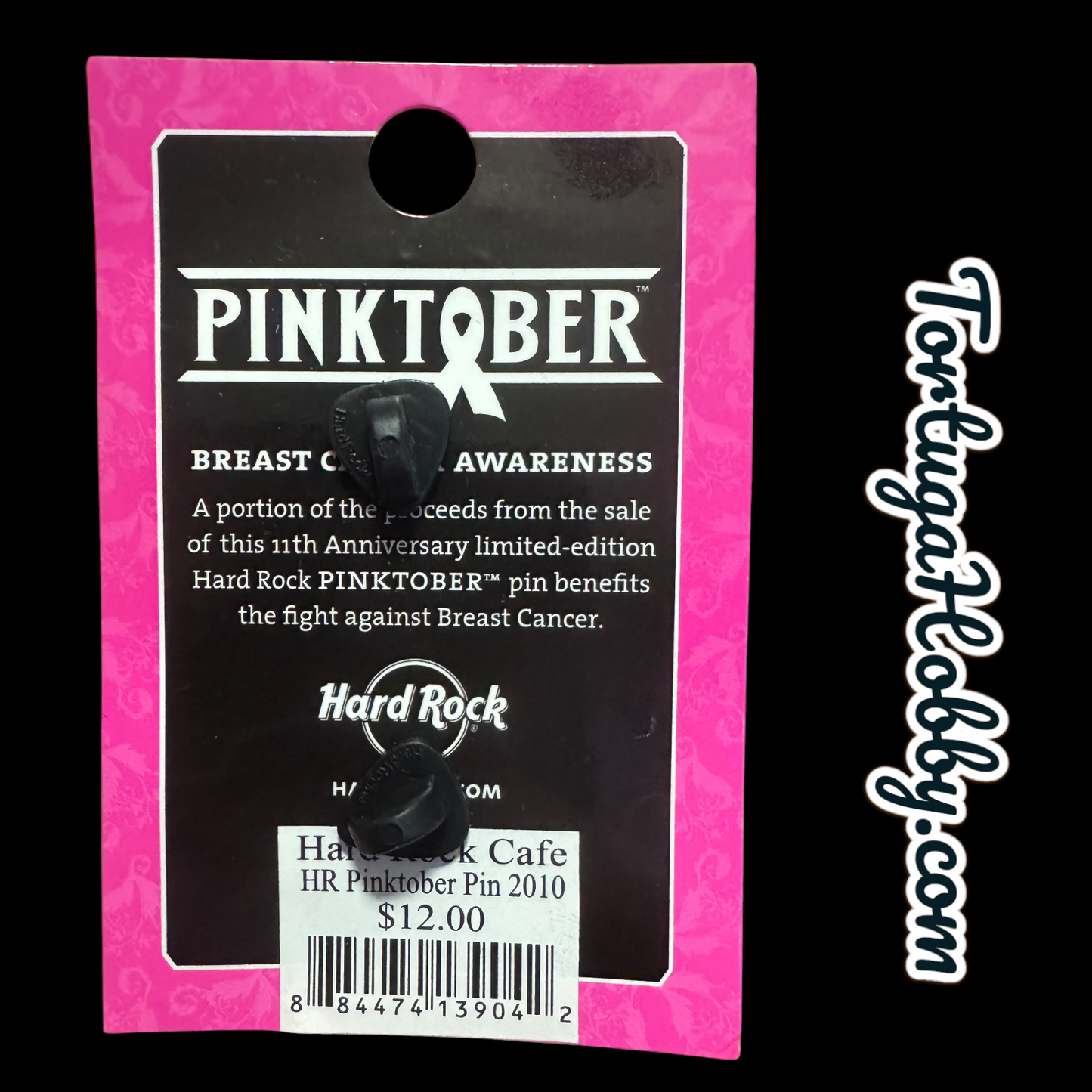 2010 - Hard Rock Cafe - Pinktober - Guitar - Breast Cancer Awareness