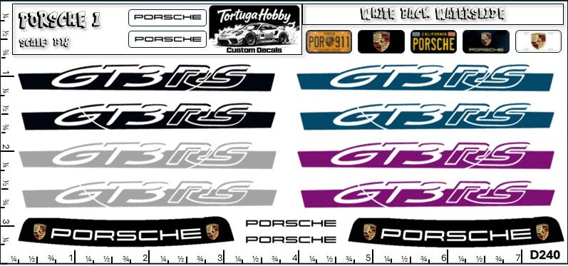 Porsche I - Great for Models, Derby, Dioramas & More