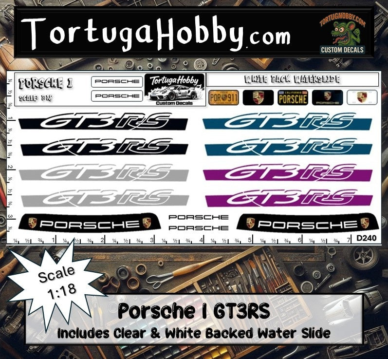 Porsche I - Great for Models, Derby, Dioramas & More
