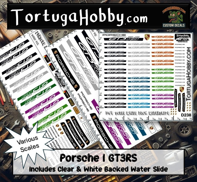 Porsche I - Great for Models, Derby, Dioramas & More