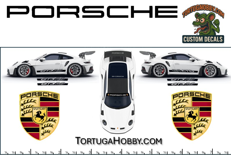 Porsche I - Great for Models, Derby, Dioramas & More