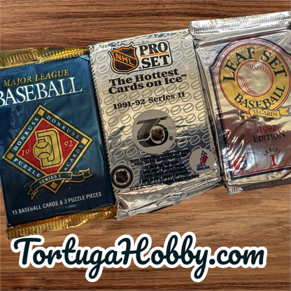 No Gimmicks - 20 Sealed Vintage Sports Packs. Only 50 Cents A-Piece!!!