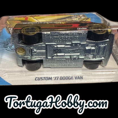 2017 - Hot Wheels - Mainline - Custom 1977 Dodge Van Chrome