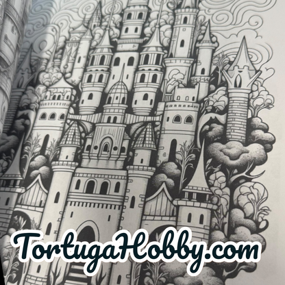 Coloring Book - Distant Fantasy Lands Coloring Book