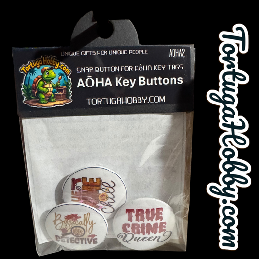 Aoha Keychain Buttons - Be Unique With Interchangeable Buttons