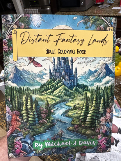 Coloring Book - Distant Fantasy Lands Coloring Book