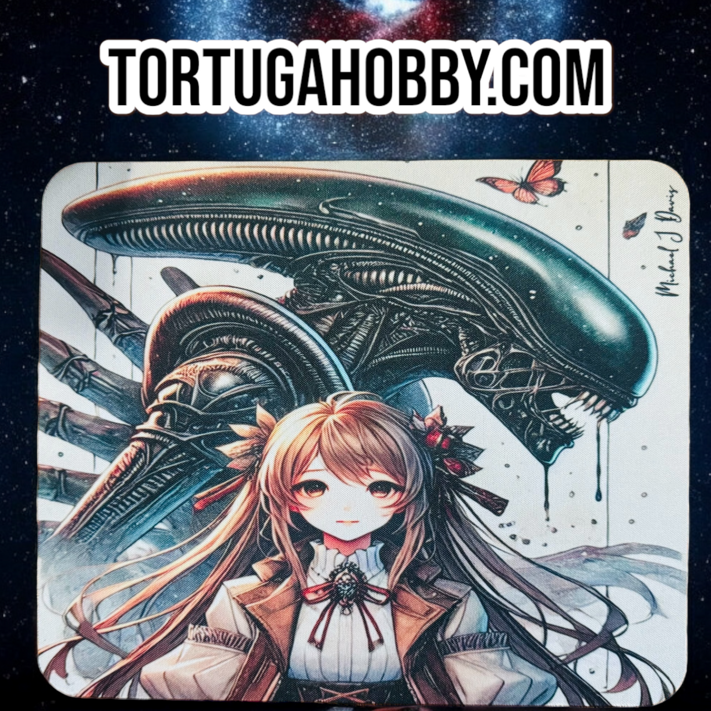 Mouse Pads - Anime Alien Fusion - Xeno Artisan Mouse Pads