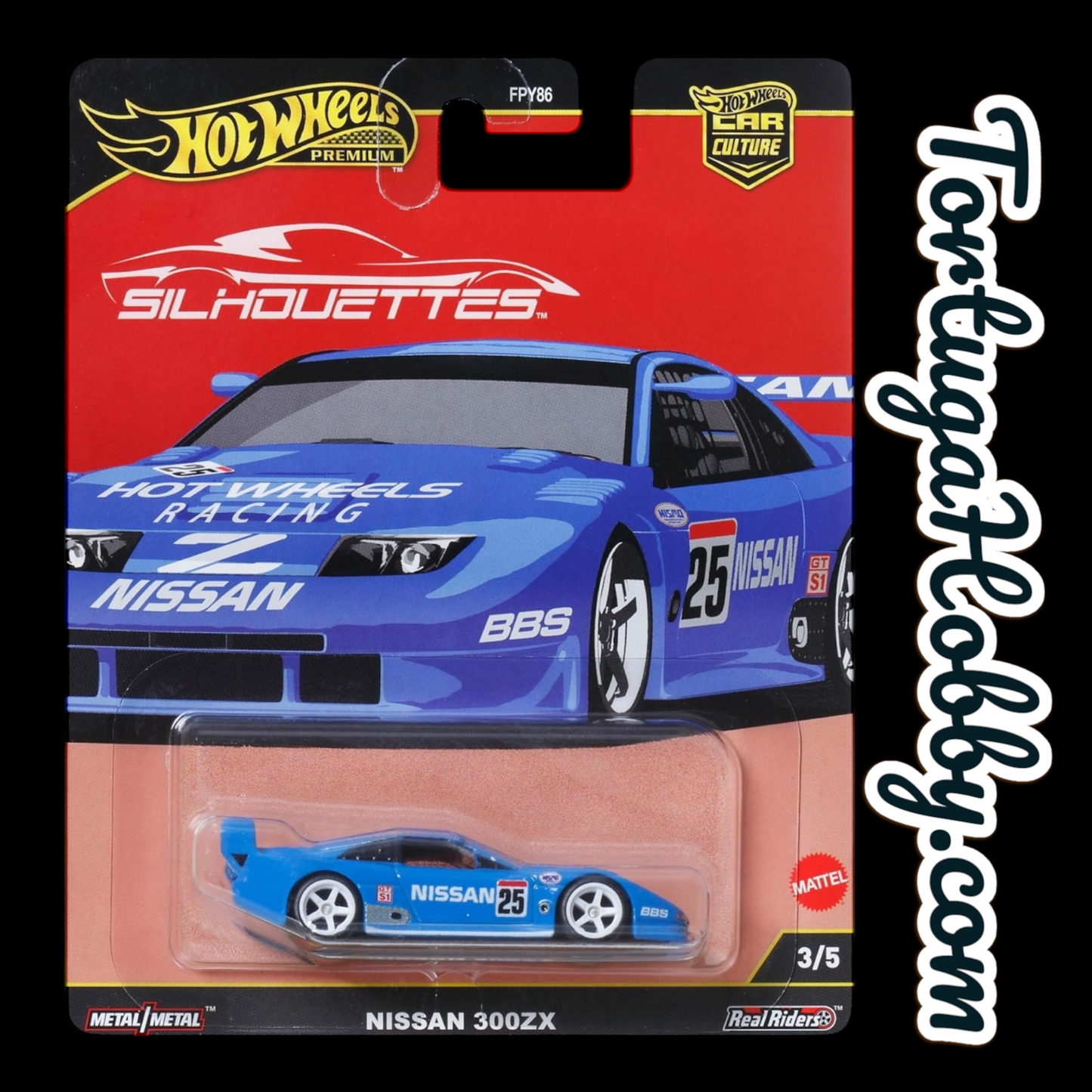 Hot Wheels Premium Car Culture Silhouettes Nissan300ZX IMSA GTS