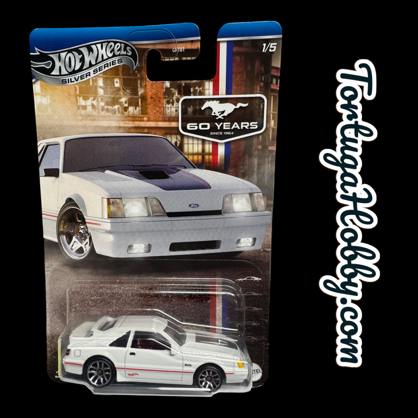 2026 - Hot Wheels Silver Series 60 Year Anniversary Of The Mustang. - 5 Car Set
